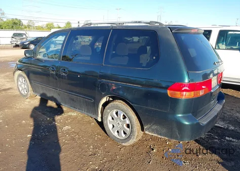2000 Honda Odyssey Lx from USA, damaged, VIN 2HKRL1853YH602281